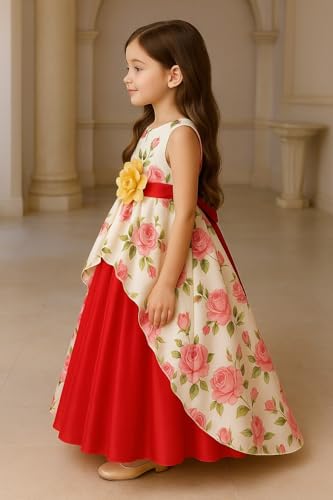 Image of My Lil Princess Baby Girl's A-Line Maxi Dress