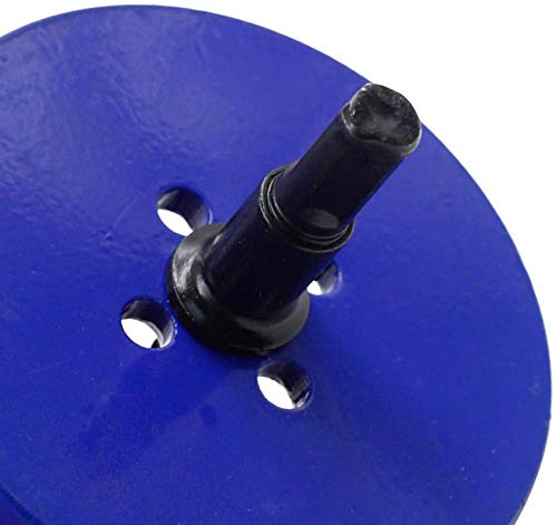 Luomorgo 3.5 inch 90mm Hole Saw, 1 1/4 inch Cutting Depth HSS Bi-Metal Hole Cutter with Hex Shank Drill Bit Adapter for Wood Cornhole Boards Plastic Drywall Fiberboard