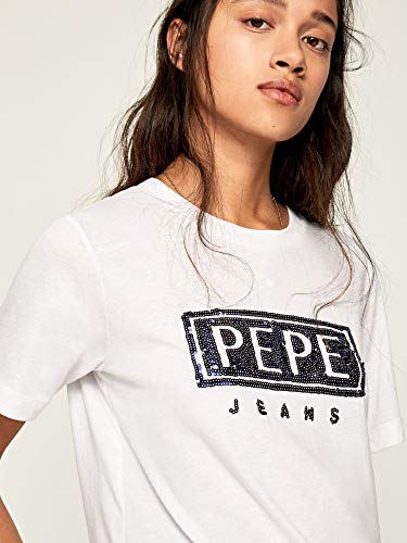 Pepe Jeans Optic White, T-shirt, Donna, Bianco