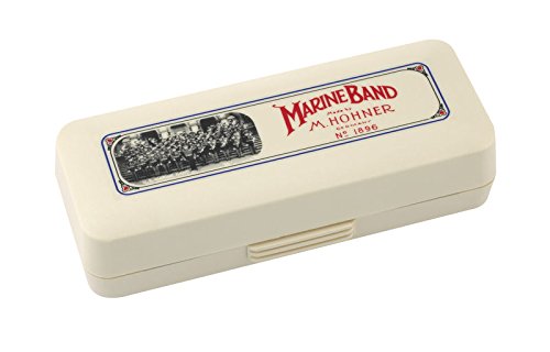 Miniatura 4 de Hohner 1896bl De La Armónica Marine Band, Llave De D