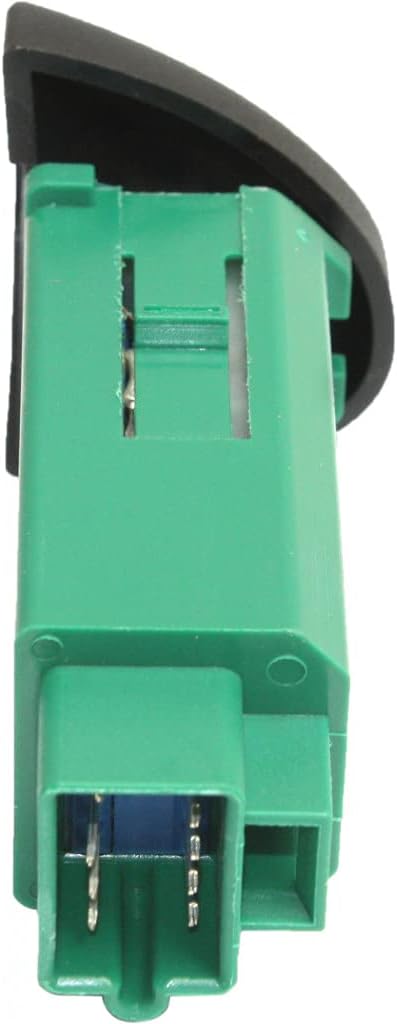 KarParts360 Hazard Flasher Switch 1997-2005 | 924-601 | Mechanical Switch | Lever Actuator | Automatic Operation | Black