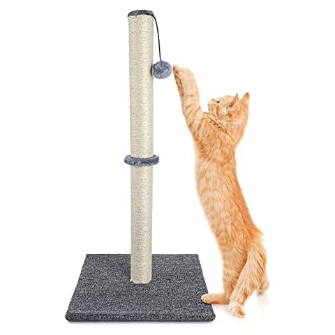 Rascador para Gatos Awefrank con Bola de Juguete y Manta Suave Cover