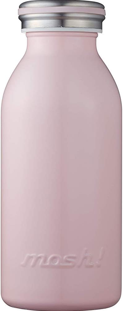 水筒 真空断熱 スクリュー式 マグ ボトル 0.35L ピーチ mosh! (モッシュ!)