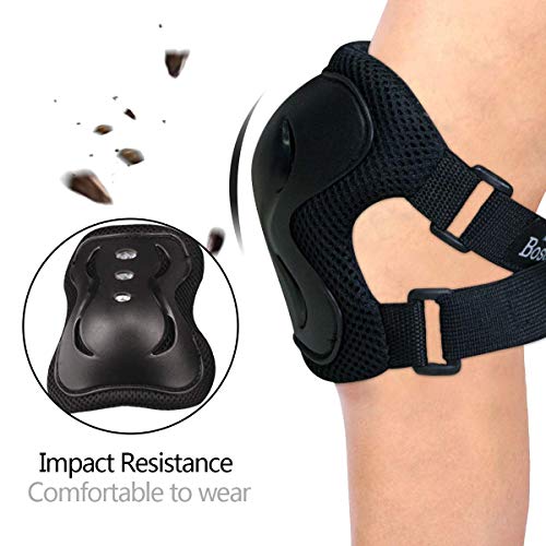 Bosoner Kids/Youth Knee Pad Elbow Pads Guards Protective Gear Set thumb #6