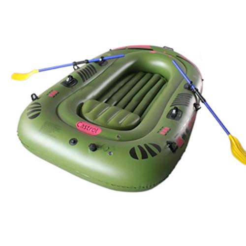 Inflatable Boat, 1/2/3 Person Blow Up Raft Set with Oar Air Pump