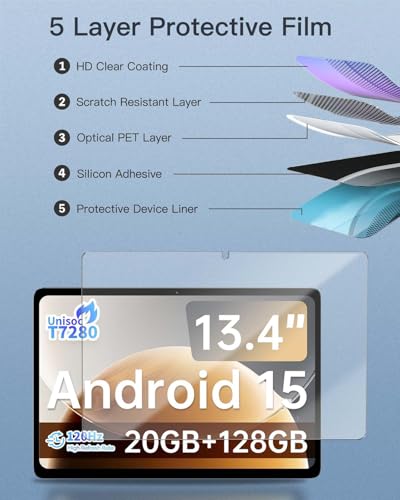 Protector de pantalla para Tablet TECLAST T65 13.4 pulg 2 unidades miniatura 3