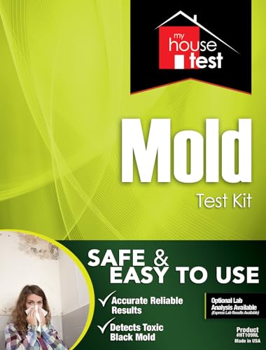 My House Test - DIY Mold Test Kit for Home - Quick 48-Hour Visible Results, Air & Surface Analysis, Mold Testing Kit - Optional Lab Analysis