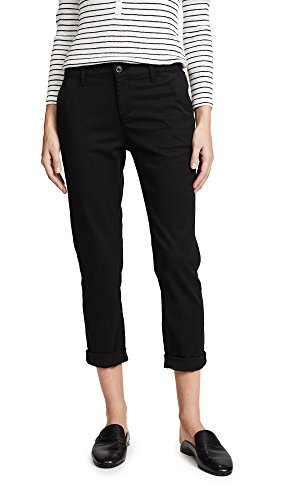 Image of AG Jeans Women's Caden Tailored Trouser Pants, Super Black, 26 27