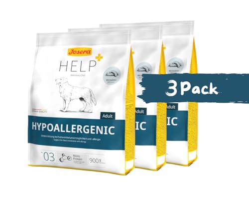 Josera Help Dog | Hypoallergenic 3x900g Trockenfutter | Sparpaket | Hundefutter