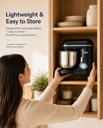 Image of Kitchen in the Box Stand Mixer, 3.5 QT Kitchen Electric Mixer for Baking