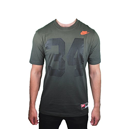 Nike Men's QT+S Lunar Trainer 1 Tee Cargo Khaki/Black/Hyper Crimson 659150-325 (SIZE: M)