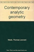 Contemporary analytic geometry B0006BYV1M Book Cover