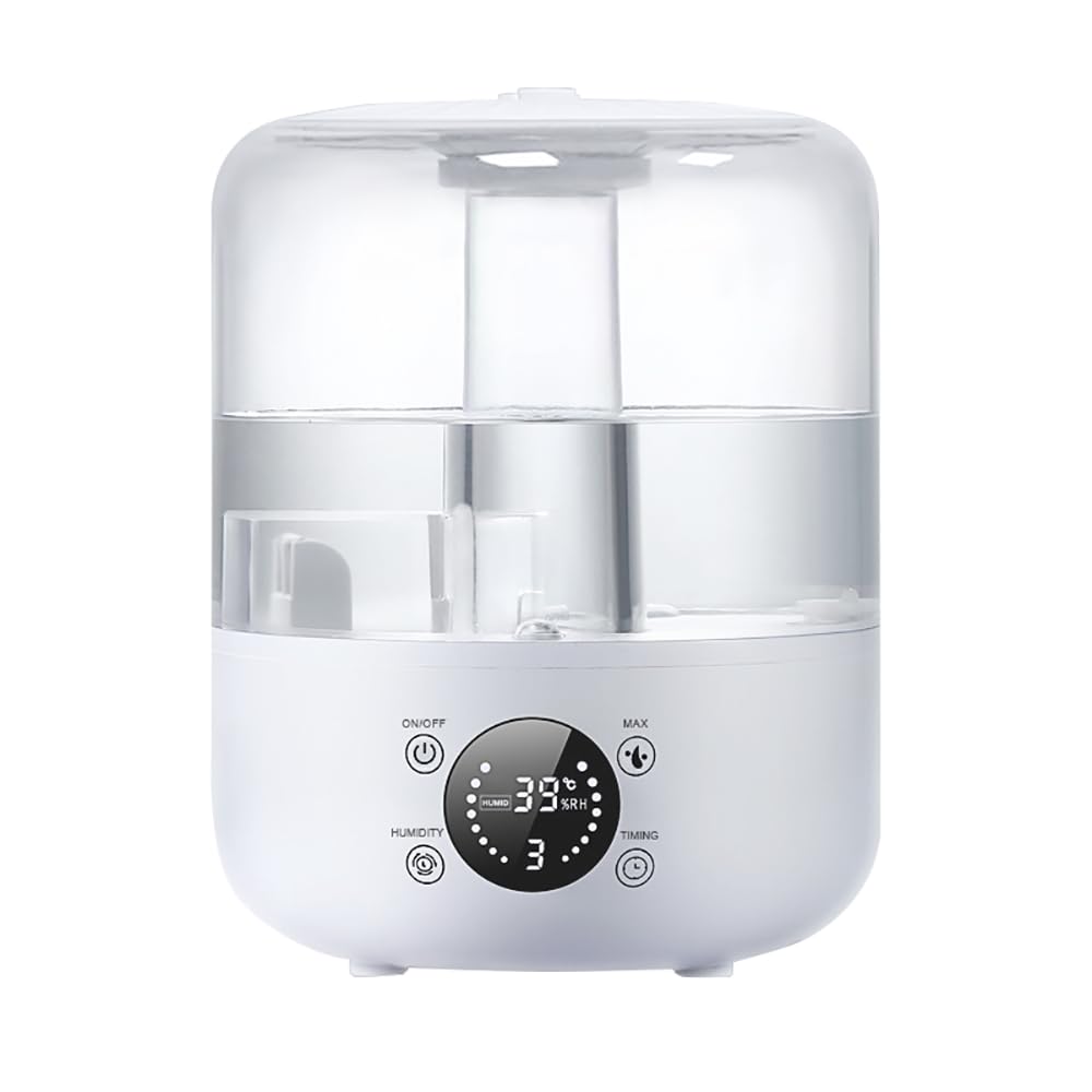 3.5L Cool Mist Humidifers for Bedroom/Home,3 Levels Massive Mist,36H Runtime,21dB Quiet,Sleep Mode,Humidistat,Essential Oil Box,Auto Shut Off,Touch Control,Remote Control,Top Fill,Easy to Clean