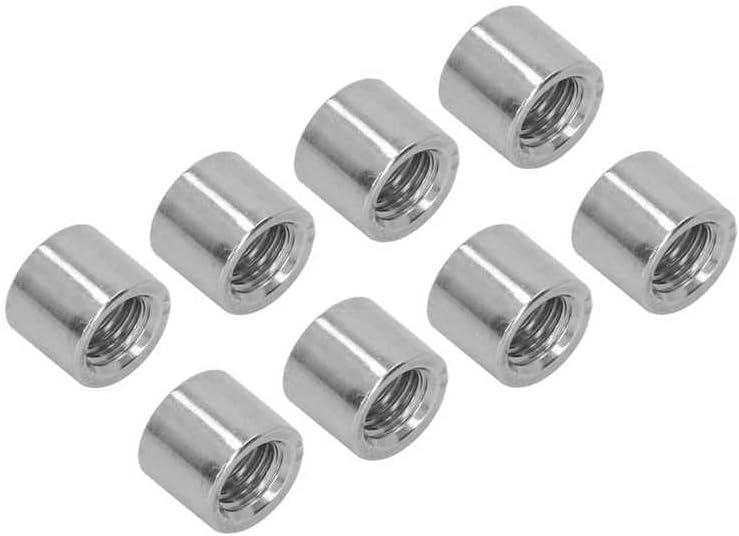 M8 Female Thread Coupling Nut Rust Resistance Thread Coupling Nut Kit for Equipment