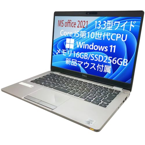 �y�����ςݕi�z Windows11/ MS Office 2021���� �m�[�gPC �f�� Latitude 5310 /�y�ʔ��^13.3�C���`/��10���� Core i5/8GB������/SSD 256GB/HD 1366×768/HDMI bluetoot