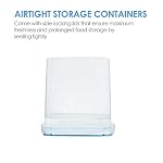 Vtopmart 2.5L / 84.5oz Food Storage Containers, 4 PCS, Blue - Image 4