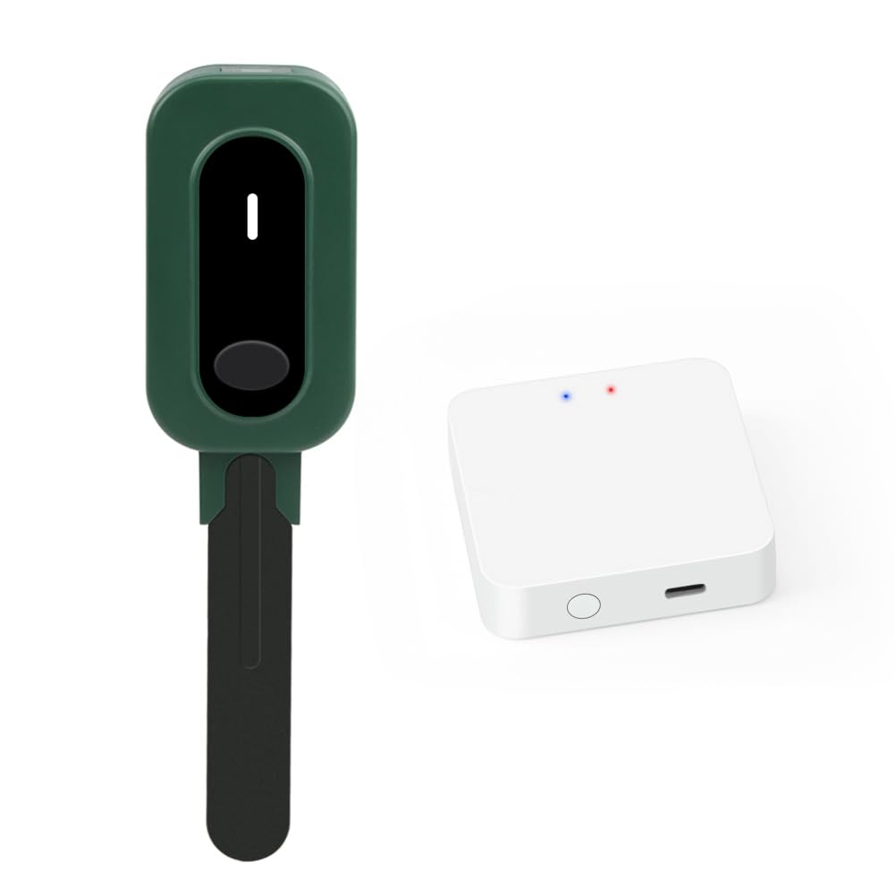 Misuratore di Umidità del Suolo Intelligente Zigbee Tuya App Control Tester del Suolo Sensore di Umidità Della Temperatura con Gateway per Giardino In Vaso