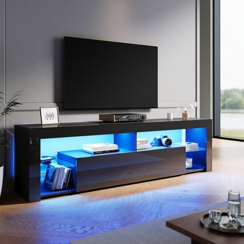SONNI Mueble TV con Luz LED