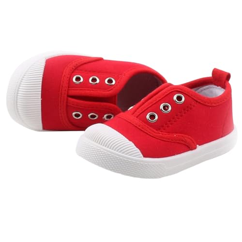 Toddler Shoes Baby Girl Sneaker Kids Boy Casual Canvas Slip on Walking Shoes Lightweight2