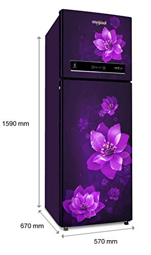 Image of Whirlpool 265 L 3 Star Inverter Frost-Free Double Door Refrigerator with Ai technology(IF INV CNV 278 PURPLE MULIA 3S, Purple Mulia)