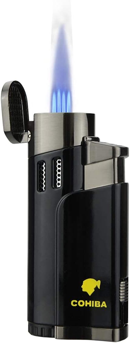 Cigar Lighter Torch Lighters with Punch Refillbale Lighters Windproof
