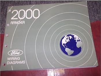 Paperback 2000 Ford RANGER TRUCK Electrical Wiring Diagrams Service Shop Manual EWD EVTM Book