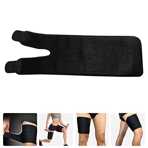 Faja de compresión ajustable para muslo para soporte muscular miniatura 3