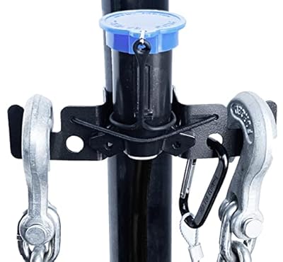 GR Innovations Hitchboss | up to 2.5” Cylindrical Steel Towing Organizer with 7 Way Plugsaver and Tether | RV Accessories | USA Made