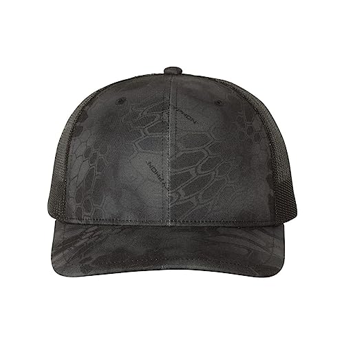 Image of Richardson 112P Patterned Snapback Trucker Hat - Custom Leather Patch Hat | No Minimals | Volume Tiered Pricing