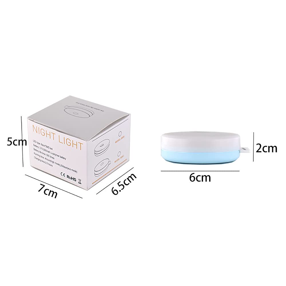 Aplique De Pared Emprendedor LED, Luz De Noche con Atenuación Recargable USB, Luz De Pared Pequeña De Cuatro Colores Blanca, Verde Y Azul De 5 W con Polvo De Hierro
