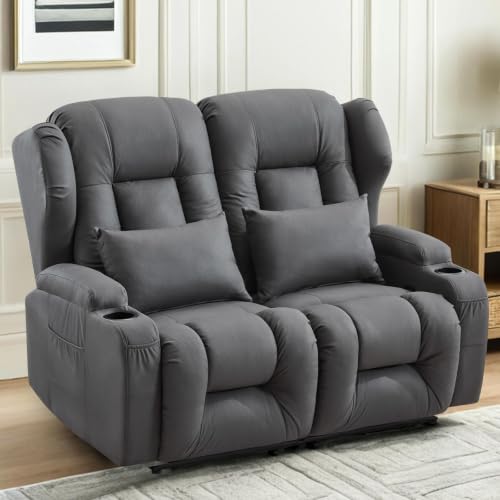 Loveseat Recliner with Cup Holders