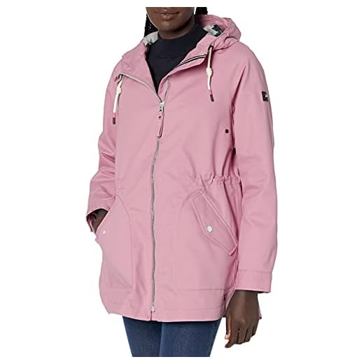 Joules Dam Shoreside regnjacka, Rosa, 36 SE