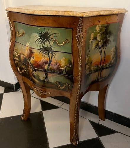 Casa Padrino cómoda Barroco marrón Multicolor