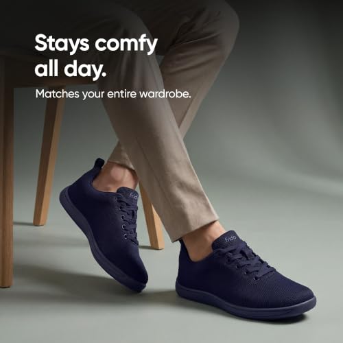 Image of Frido Cloud Comfort Slip-On & Lace-up Shoes for Men, Zero-Drop Barefoot Style & Wide Toe Box, Lightweight Casual Walking Shoes, Flexible Sole for Natural Alignment, Available in Arch & Without Arch