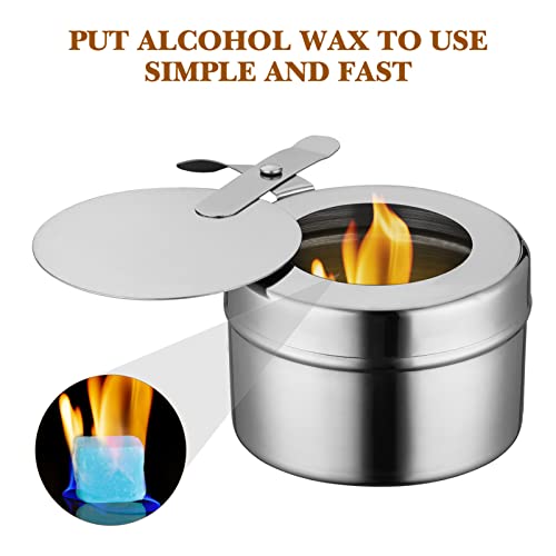 Cabilock 4 Pcs Caixas De Combustível Aquecedores De Forras Aquecedores De Buffet Combustível De Prat