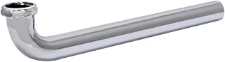 EZ-FLO 1-1/2" x 15" Heavy Duty Chrome Brass Sink Waste Arm, Slip Joint, 22 Gauge, UPC Certified - 35011