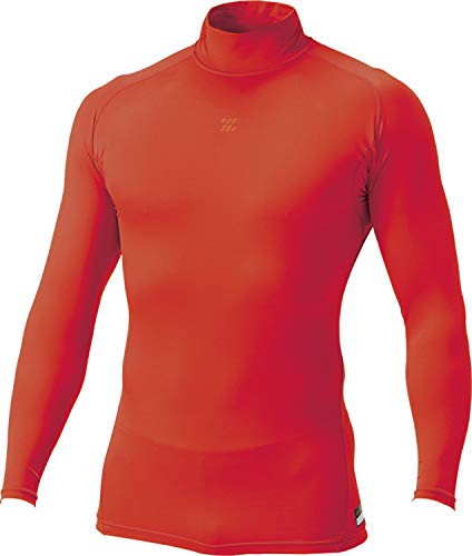 ゼット(ZETT) 野球 プロステイタス フィジカルコントロールウエア 少年用 ハイネック 長袖 アンダーシャツ レッド 130 BPRO800HJ