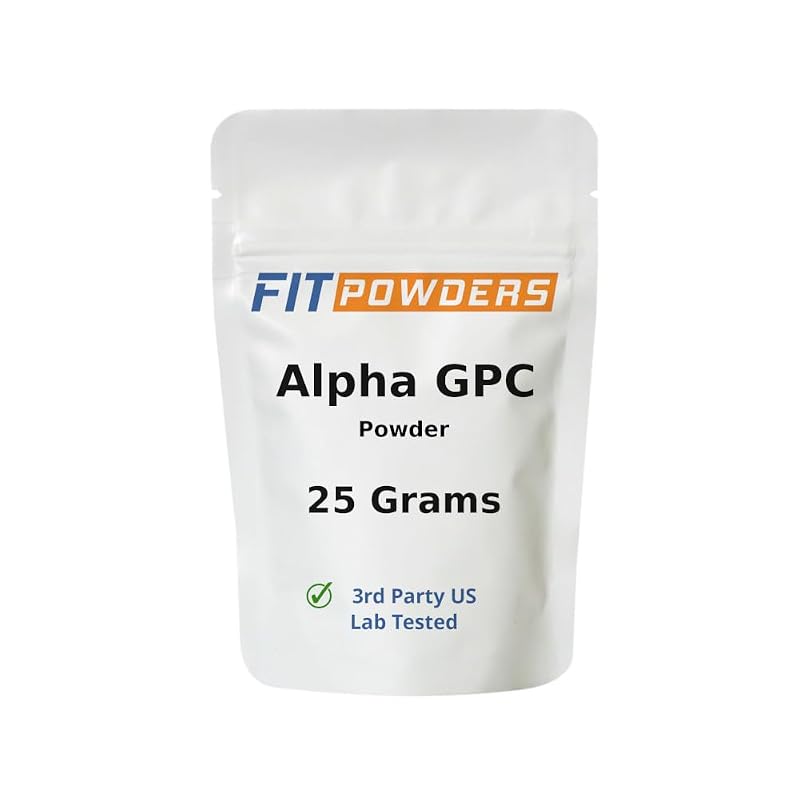 FitPowders Suplemento de Colina Alpha-GPC em Pó 25 g