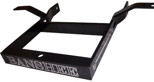 Yamaha Banshee Grab Bar after Market Billet Elite Black anodized Tear Drop Design with Banshee Logo