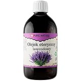 CHOSA Olio Essenziale Di Lavanda 500ml - Olio profumato naturale al 100% per diffusori per aromaterapia - umidificatori - sauna e massaggi – Profumo intenso per ambienti