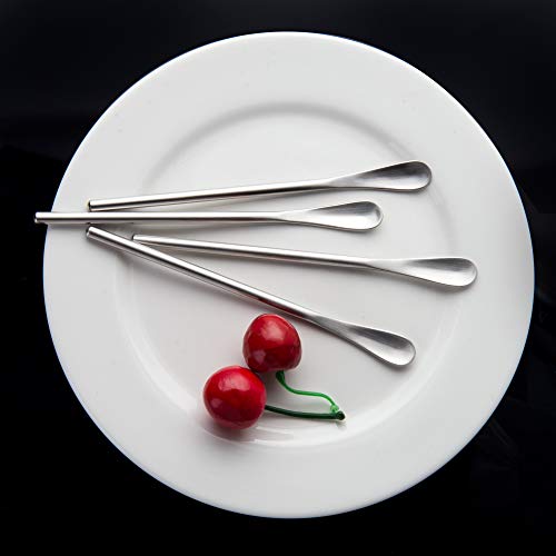 Imeea Coffee Stirrers Demitasse Espresso Spoons Sus304 Stainless Steel Coffee Stir Sticks 5.9-Inch Tea Spoon, Set Of 4 #TOP1