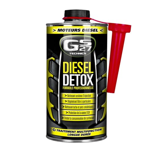 GS27 - Diesel Detox GS27 Technics - Additif Moteur Diesel - Traitement Curatif du Moteur - Action Longue Dur&eacute;e