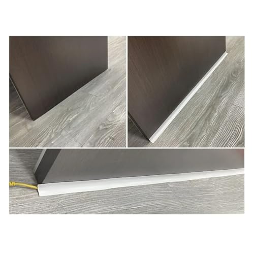 Bande protection bord meuble d'angle mural avec goulotte de câbles beige - 3