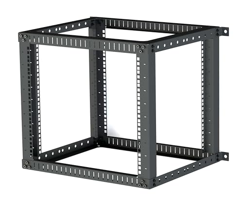 Image of XtremeMiner 19 Inch U Rack Mount Server Frame 18 Inch Depth (9U Open Frame wallmount)