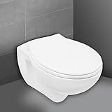 ➤ MIT TOILETTENDECKEL: Der im Set enthaltende WC-Sitz aus robustem Duroplast überzeugt mit komfortabler Absenkautomatik. Zudem profitieren Sie von einer mühelosen Reinigung, da Sie den Deckel dank Take-Off Funktion bequem abnehmen können.