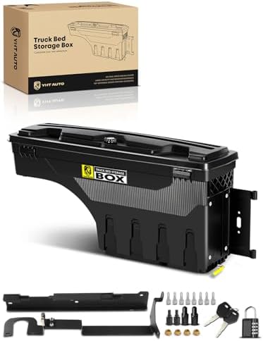 YHTAUTO Passenger Side Truck Bed Storage Tool Box for Ford Ranger