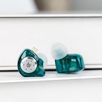 Keephifi KZ EDX Pro In Ear Monitor, IEM-Kopfhörer, Dual DD HiFi Stereo Sound, kabelgebunden, Geräuschunterdrückung, Ohrhörer (Grün, kein Mikro) – Ansicht 2