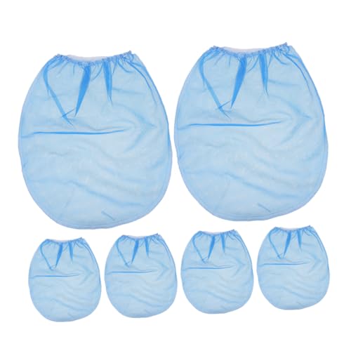 IWOWHERO 6pcs Paint Strainer Bag High Elastic Mesh Paint Filter Strainer Bags Fine Mesh Filter for Polyester