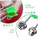 20Pcs Fishing Bells, Plastic Fishing Bells for Rods Clips with Dual Alert for All Kinds of Sea Rod