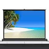 Conception portable et mobile, l'écran de projection est facile à installer n'importe où, la base est stable et le type coulissant autoportant est pratique pour le stockage et le stockage.